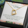 Mom Jewelry, Gold Heart Necklace for Mom, Floating Heart Necklace | Custom Heart Design