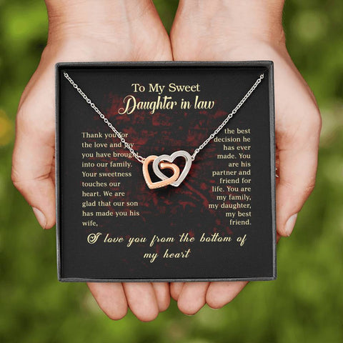 To Daughter In Law, You’re his best decision. - Custom Heart Design