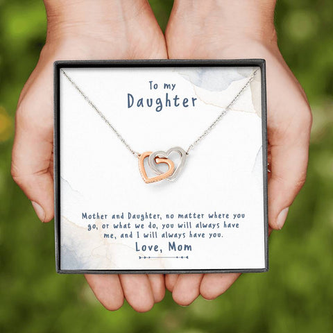 Mother and Daughter have each other. - Custom Heart Design