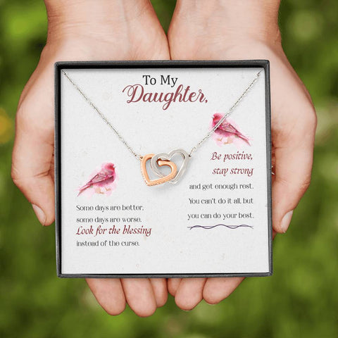 Be positive, stay strong. - Custom Heart Design