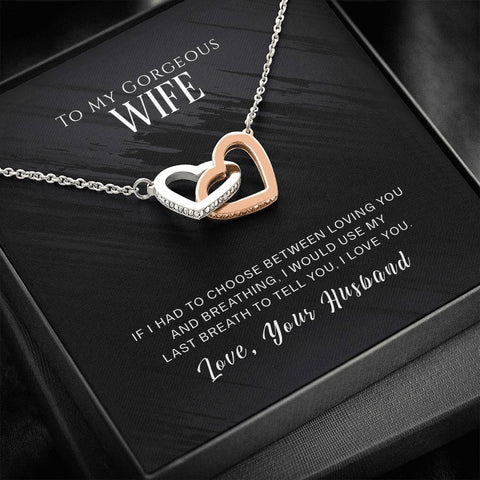 I would use my last breath to tell you I love you. - Custom Heart Design