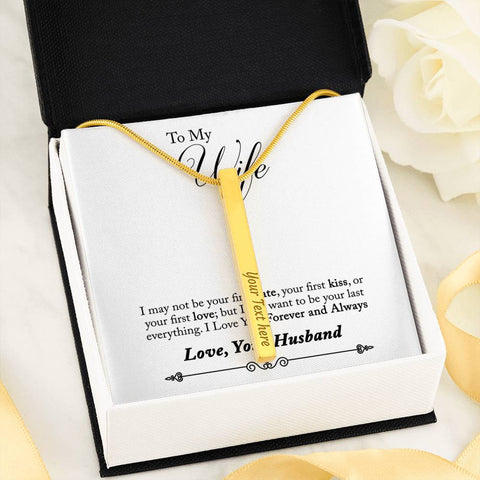 Forever and Always-Vertical Stick - Custom Heart Design