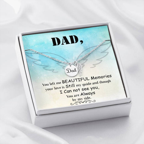 Dad Remembrance-You left me beautiful memories. - Custom Heart Design