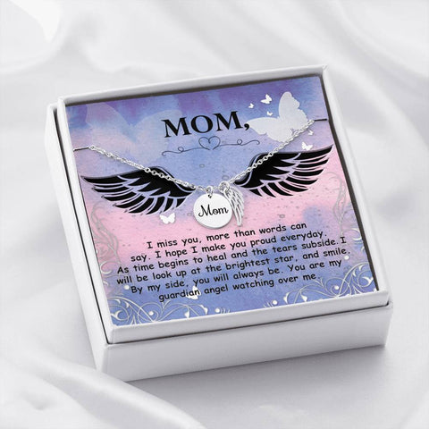 Mom Remembrance-I miss you more than words can say. - Custom Heart Design