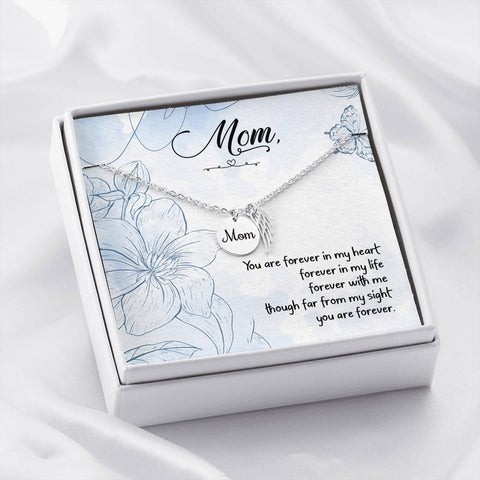 Mom Remembrance-You are forever - Custom Heart Design