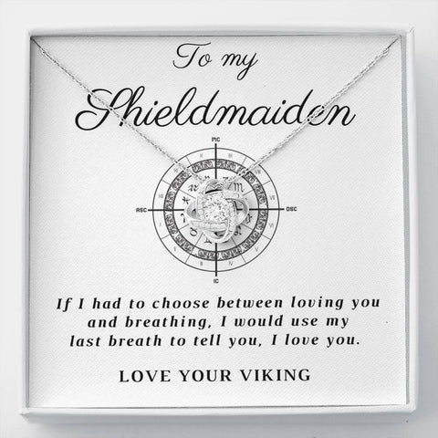 Love Knot Necklace for Shieldmaiden, From Viking | Custom Heart Design