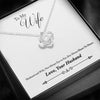 Love Knot Necklace for Wife | Custom Heart Design
