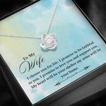 Love Knot Necklace for Wife | Custom Heart Design