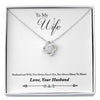 Love Knot Necklace for Wife | Custom Heart Design