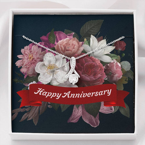 Anniversary Alluring Beauty Solitaire Necklace | Custom Heart Design