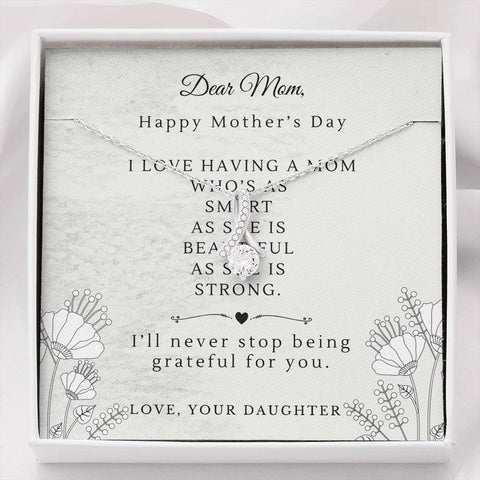 From Daughter, Grateful for Mom~ Alluring Beauty - Custom Heart Design