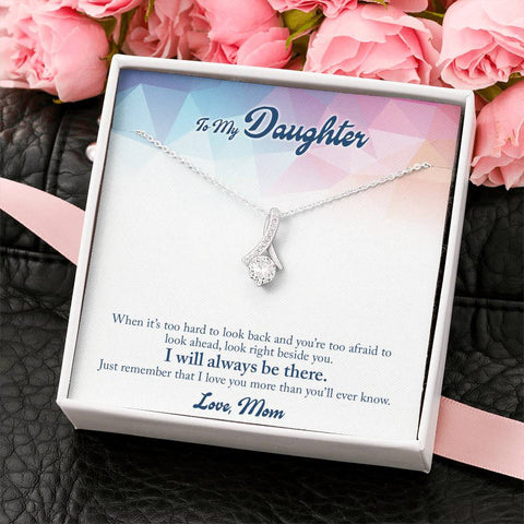 Alluring Beauty Solitaire Necklace for Daughter | Custom Heart Design