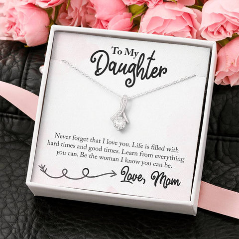 Be the woman I know you can be, From Mom. - Custom Heart Design