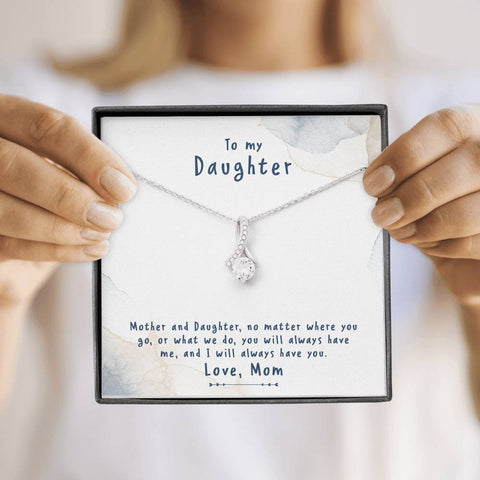Alluring Beauty Solitaire Necklace for Daughter | Custom Heart Design