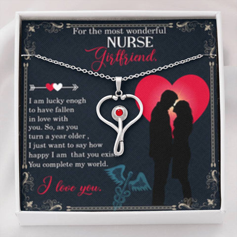 Nurse Girlfriend, You complete me - Custom Heart Design