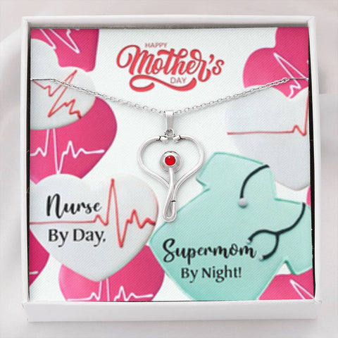 Nurse by day, Supermom by night! - Custom Heart Design