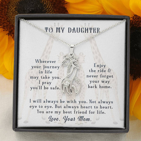 Never forget your way back home, From Mom - Custom Heart Design