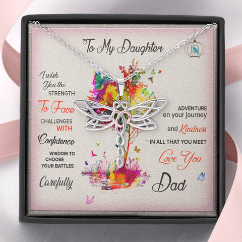 I wish you adventure, Love Dad - Custom Heart Design