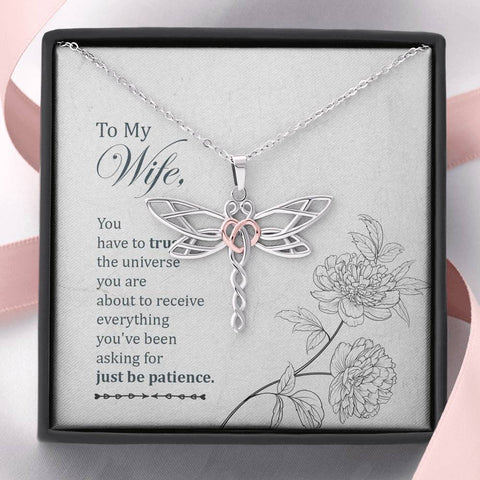 Have trust and patience. - Custom Heart Design