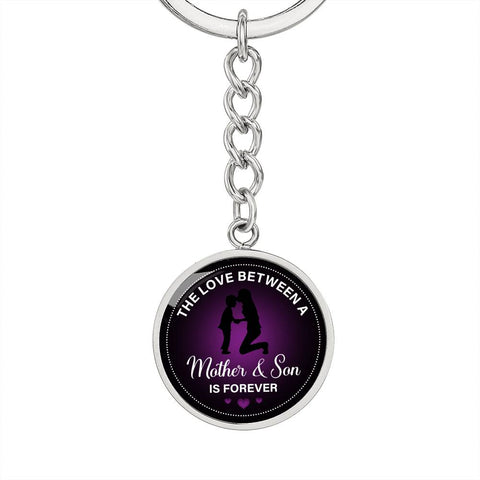 Mother & Son-Keychain - Custom Heart Design