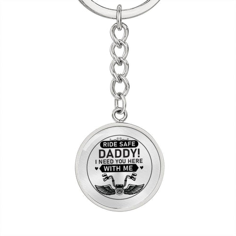Ride Safe Daddy - Custom Heart Design