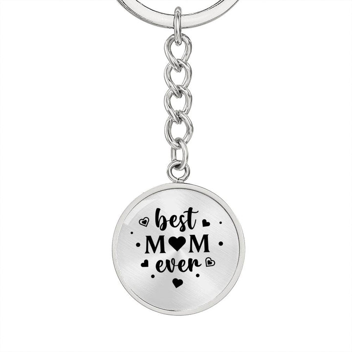 Best Mom Ever - Keychain - Custom Heart Design