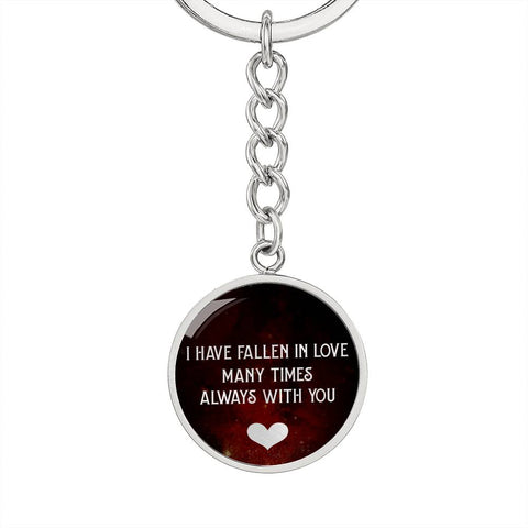 In love with you-Keychain - Custom Heart Design