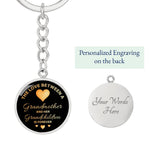 Grandmother & Grandchildren-Keychain - Custom Heart Design