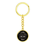 One year down, forever to go-Keychain - Custom Heart Design