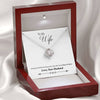 Love Knot Necklace for Wife | Custom Heart Design