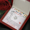 Anniversary Gift Love Knot Necklace for Wife | Custom Heart Necklace