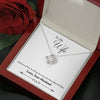 Love Knot Necklace for Wife | Custom Heart Design