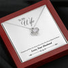 Love Knot Necklace for Wife | Custom Heart Design
