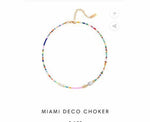 *SALE!  Becca Day Exclusive:  Miami Deco Inspired Necklace - Custom Heart Design